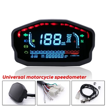 Motorcycle panel Speedometer Night vision dial Odometer LED multi-function digital indicator Tachometer Fuel meter Kawasaki
Motorcycle panel Speedometer Night vision dial Odometer LED multi-function digital indicator Tachometer Fuel meter Kawasaki
