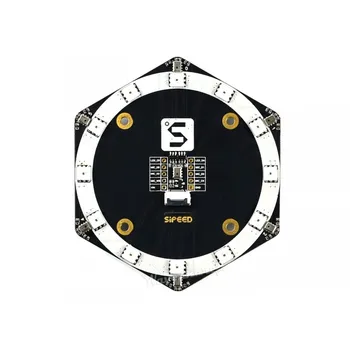 Maix R6+1 Microphone Array 6+1 Digital Microphones and 12 RGB LEDs Compatible with Maix AIoT series
Maix R6+1 Microphone Array 6+1 Digital Microphones and 12 RGB LEDs Compatible with Maix AIoT series