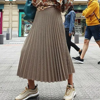 Fashion Women Loose Solid Colors High Waist A-Line Large Swing Beach Party Layered Pleated Skirt Plus Size Faldas Mujer Moda#g3
Fashion Women Loose Solid Colors High Waist A-Line Large Swing Beach Party Layered Pleated Skirt Plus Size Faldas Mujer Moda#g3