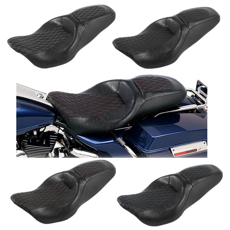 Motorcycle Driver Passenger Seat For Harley Touring Street Electra Glide 2009-2020 5 Stitching Colors
Motorcycle Driver Passenger Seat For Harley Touring Street Electra Glide 2009-2020 5 Stitching Colors