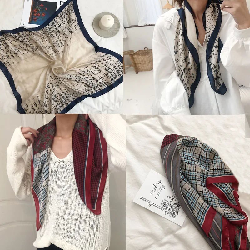 Small scarves female Korean spring and autumn small square rayon versatile professional small scarf small square scarf
Small scarves female Korean spring and autumn small square rayon versatile professional small scarf small square scarf