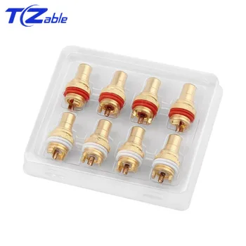 8/100PCS Conector RCA Female Dumb Plated Terminal RCA Connector Socket Chassis Speaker Plug 32mm Solder Audio Jack White Red
8/100PCS Conector RCA Female Dumb Plated Terminal RCA Connector Socket Chassis Speaker Plug 32mm Solder Audio Jack White Red