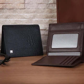 Korean Crocodile Leather Business Card Bag PU Wallet Creative Personality Fashion All-match Solid Color Short Wallet Billetera
Korean Crocodile Leather Business Card Bag PU Wallet Creative Personality Fashion All-match Solid Color Short Wallet Billetera