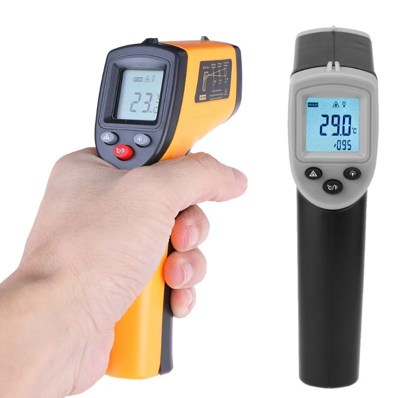 GM320 Infrared Thermometer LCD Display Digital Thermometer Temperature Tester -50~380 degree Pyrometer IR Laser Thermometer
GM320 Infrared Thermometer LCD Display Digital Thermometer Temperature Tester -50~380 degree Pyrometer IR Laser Thermometer