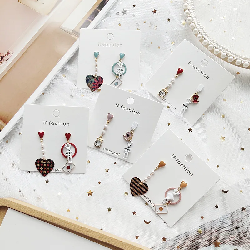 Korean Cartoon Rabbit Bunny Poker Heart Clock Anti-allergy 2019 New Dangle Drop Earrings For Woman Girls Fashion Jewelry-JQD5-W1
Korean Cartoon Rabbit Bunny Poker Heart Clock Anti-allergy 2019 New Dangle Drop Earrings For Woman Girls Fashion Jewelry-JQD5-W1