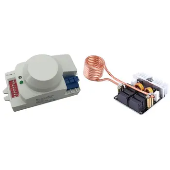 

1000W ZVS DC 12 -48V 20A Induction Heating Module with 220V/AC-240V/AC 1200W 360 Degree Microwave Sensor Light Switch