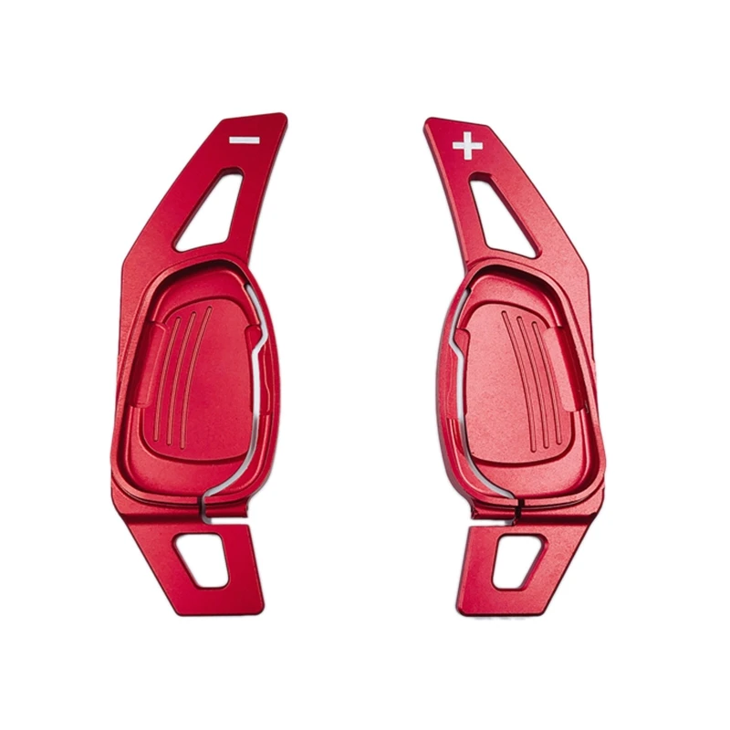 Red Paddle Shifter Steering Wheel Extensions Fit for Audi A5 S3 S5 S6 SQ5 RS3 RS6 RS7
