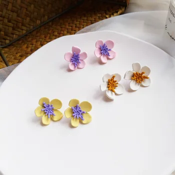 S925 Needles South Korea Hyun yf Elegant Earrings Sweet Non-mainstream Contrast Color Ear Stud Summer Flowers Ear Stud Female 18
S925 Needles South Korea Hyun yf Elegant Earrings Sweet Non-mainstream Contrast Color Ear Stud Summer Flowers Ear Stud Female 18