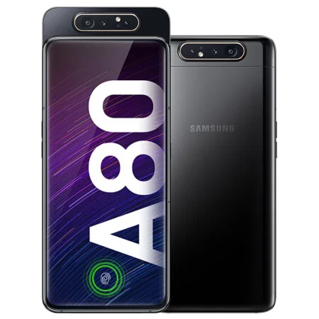 Samsung Galaxy A80 A8050 Smartphone 6.7” infinity display Snapdragon 730G Octa Core 8GB 128GB rotating camera 48MP Mobile Phone
Samsung Galaxy A80 A8050 Smartphone 6.7” infinity display Snapdragon 730G Octa Core 8GB 128GB rotating camera 48MP Mobile Phone