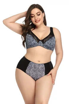 DOIB Lace Bra Brief Set Plus Size Unlined Push Up Large Size Bra+Brief Two Piece Set Female Brassiere Underwear Suit 85D-110D
DOIB Lace Bra Brief Set Plus Size Unlined Push Up Large Size Bra+Brief Two Piece Set Female Brassiere Underwear Suit 85D-110D
