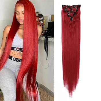 28 inch Machine Remy Clip In Extension Natural Hair Hair Human Hair Extensions Hair Easy Do Style 6pcs Clip Hair Extensions
28 inch Machine Remy Clip In Extension Natural Hair Hair Human Hair Extensions Hair Easy Do Style 6pcs Clip Hair Extensions