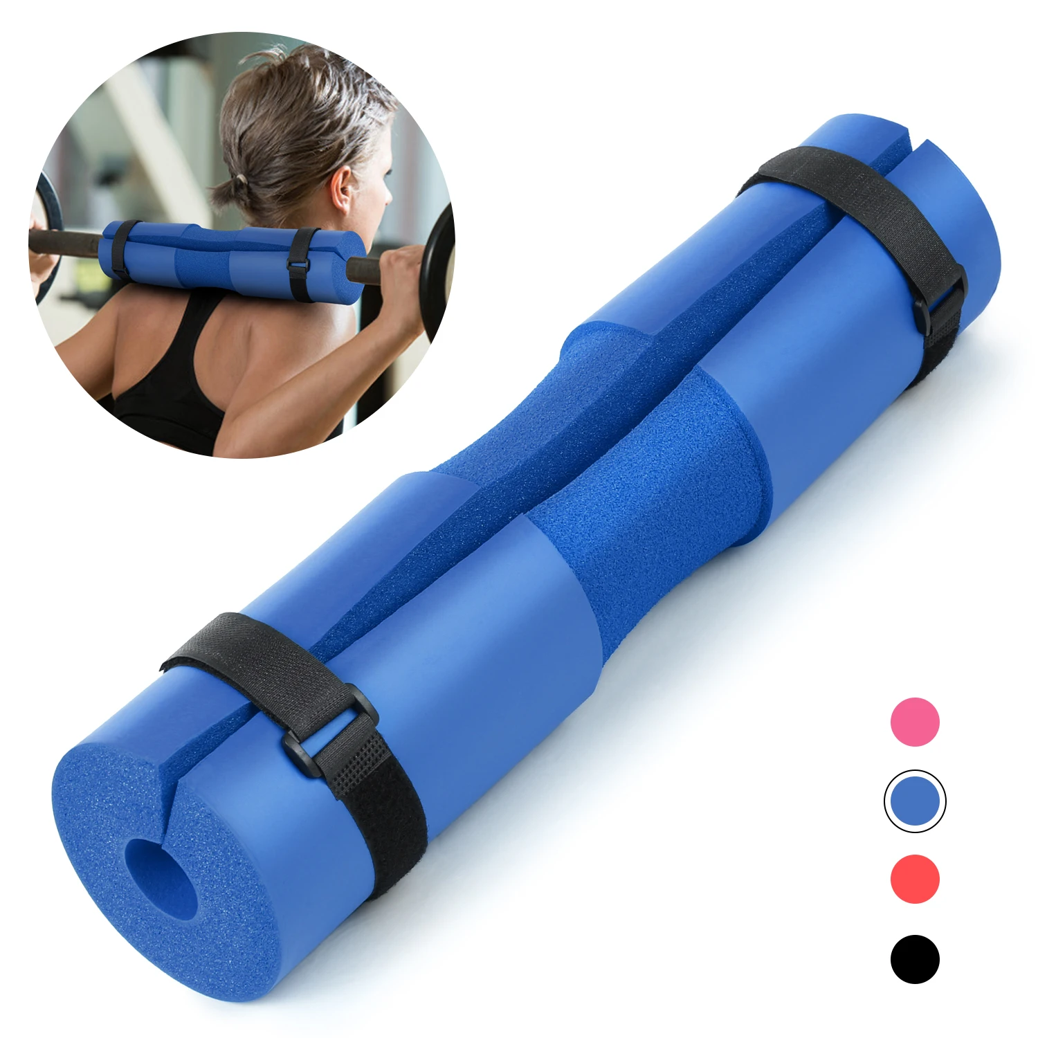 Barbell Squat Neck Cushion Foam Shoulder Pad with Ankle Strap Gym Fitness Weight Lifting Exercise
Barbell Squat Neck Cushion Foam Shoulder Pad with Ankle Strap Gym Fitness Weight Lifting Exercise