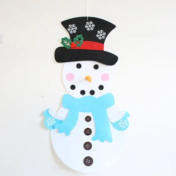 Creative DIY Felt Christmas Snowman Game Set Detachable Ornament Decoration Gift
Creative DIY Felt Christmas Snowman Game Set Detachable Ornament Decoration Gift