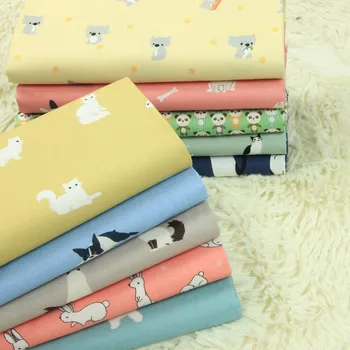 half yard Korean import fabric with cartoon cat dog print, handmade DIY patchwork baby's garment dress 100% cotton A716
half yard Korean import fabric with cartoon cat dog print, handmade DIY patchwork baby's garment dress 100% cotton A716