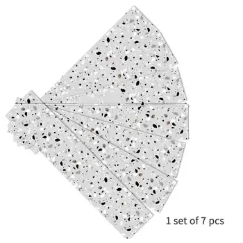 7Pcs Wall Sticker Gray Terrazzo Style Decorative Wall Sticker For Home Decor Study Room Bathroom Glass Floor Art Mural 
7Pcs Wall Sticker Gray Terrazzo Style Decorative Wall Sticker For Home Decor Study Room Bathroom Glass Floor Art Mural