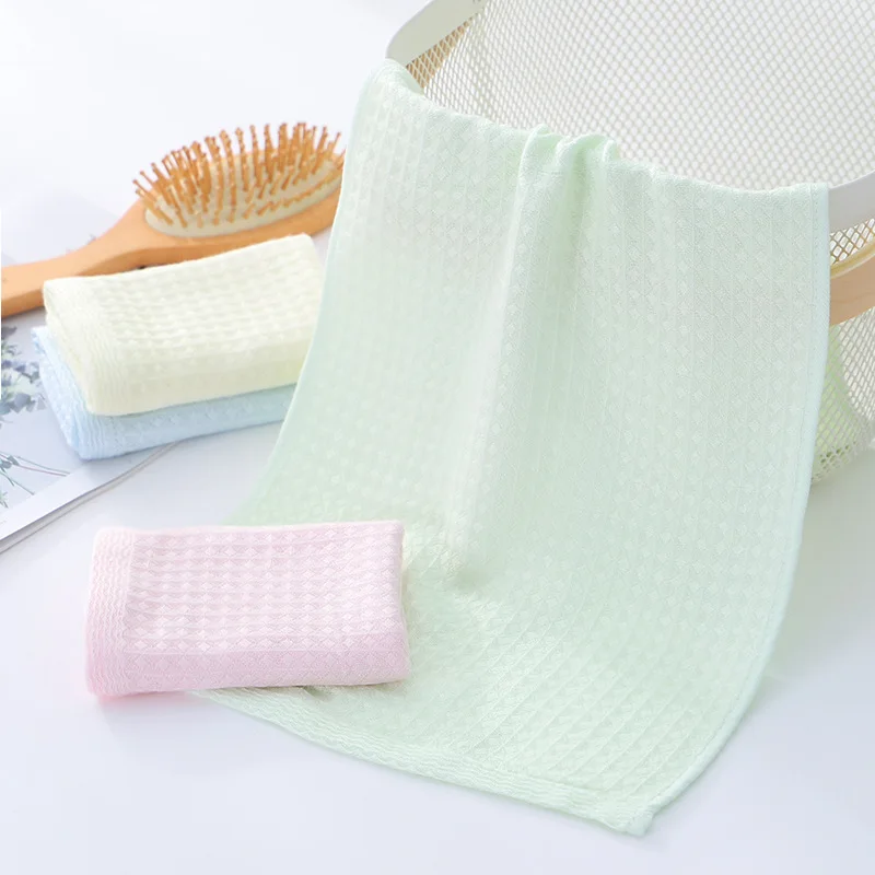 Double-Layer Bamboo Fiber Waffle Solid Color Towel Children's Face Towel For Home 26*50Cm TJ3760
Double-Layer Bamboo Fiber Waffle Solid Color Towel Children's Face Towel For Home 26*50Cm TJ3760