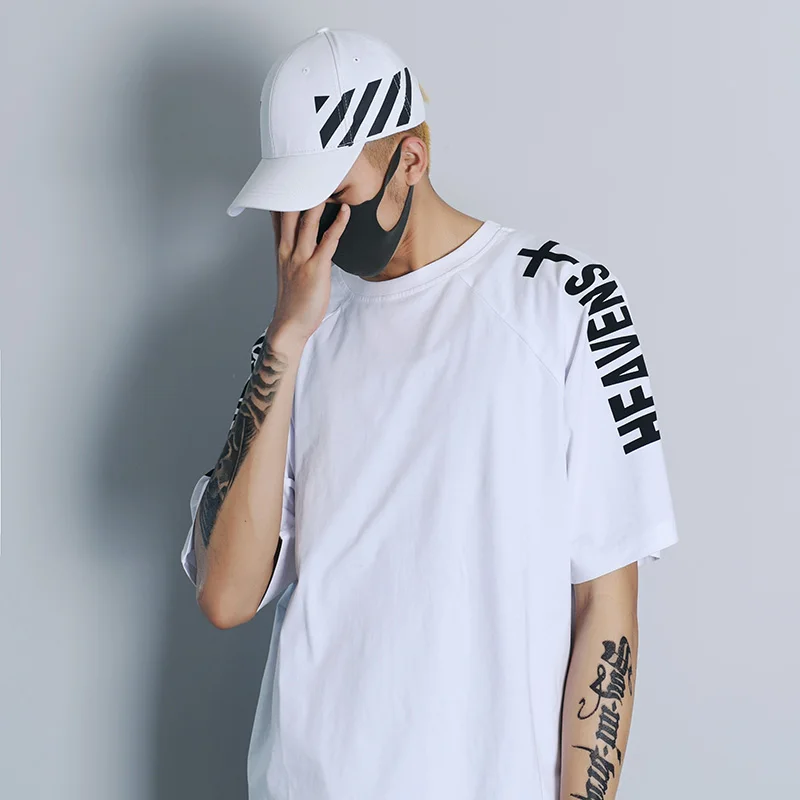 2020 Mens Haven Lettered T-shirts Loose-Fit Tee for Men Fashion Hip-Hop Harajuku Off White Boys Shirts Outwear Streetwear Cotton
2020 Mens Haven Lettered T-shirts Loose-Fit Tee for Men Fashion Hip-Hop Harajuku Off White Boys Shirts Outwear Streetwear Cotton