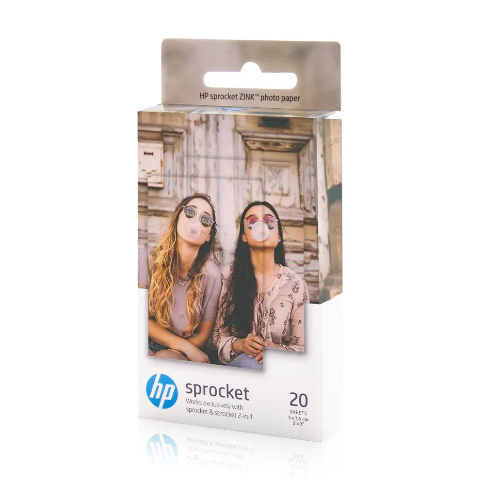 

UniPlus ZINK Sticky Backed Photo Paper Fit for HP Sprocket Photo Printer 20 Sheets Color Printing 2x3 inch Mini Size Photo Paper