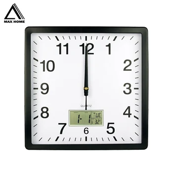 MAX HOME Quiet Design Wall Clock Radio Controlled Clock Automatic Temperature Hygrometer Wall Clock Time Adjustment Scanning
MAX HOME Quiet Design Wall Clock Radio Controlled Clock Automatic Temperature Hygrometer Wall Clock Time Adjustment Scanning