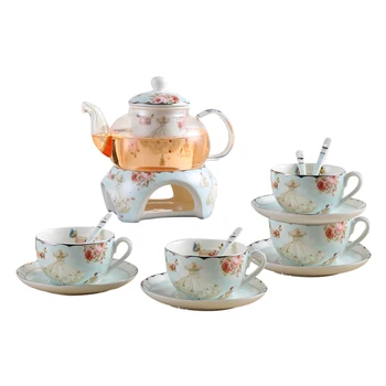 Europe High-grade Bone China Coffee Cup set porcelain teapot British Afternoon Tea Cup ballet coffee tea set Creative Gift
Europe High-grade Bone China Coffee Cup set porcelain teapot British Afternoon Tea Cup ballet coffee tea set Creative Gift