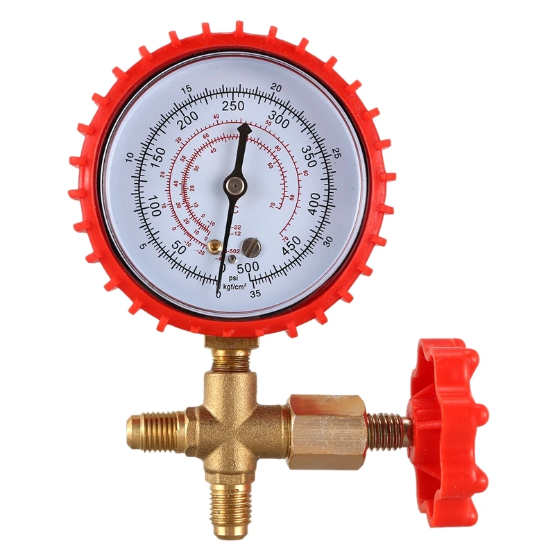 Refrigerant Pressure Gauge Air Conditioning Recharge Pressure Gauges Manifold Gauge Manometer Valve for R12 R502 R22 R410 R134A
Refrigerant Pressure Gauge Air Conditioning Recharge Pressure Gauges Manifold Gauge Manometer Valve for R12 R502 R22 R410 R134A