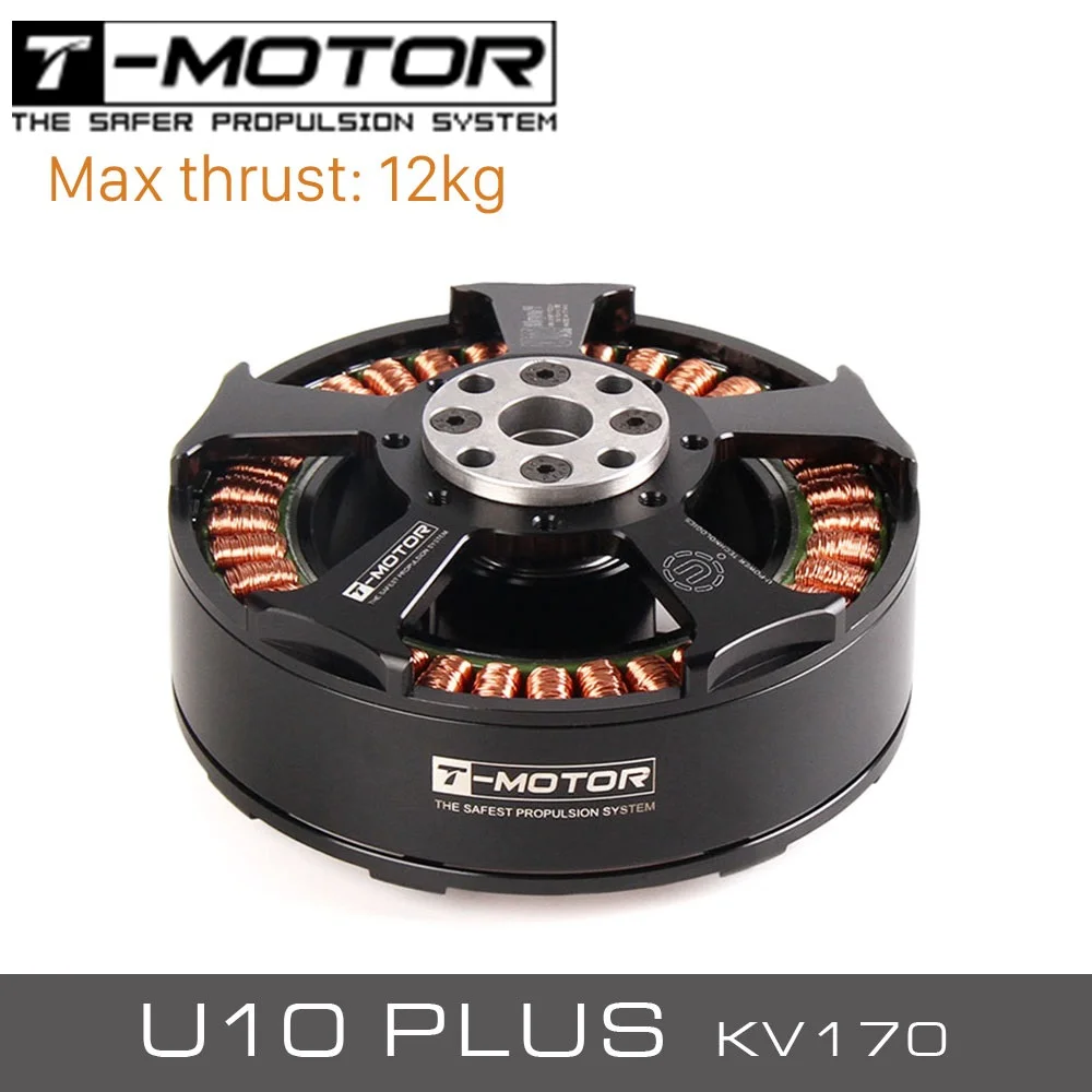 T-MOTOR U10 Plus KV170 для многовинтового вертолета гексакоптера БПЛА дронов серии U-Efficiency