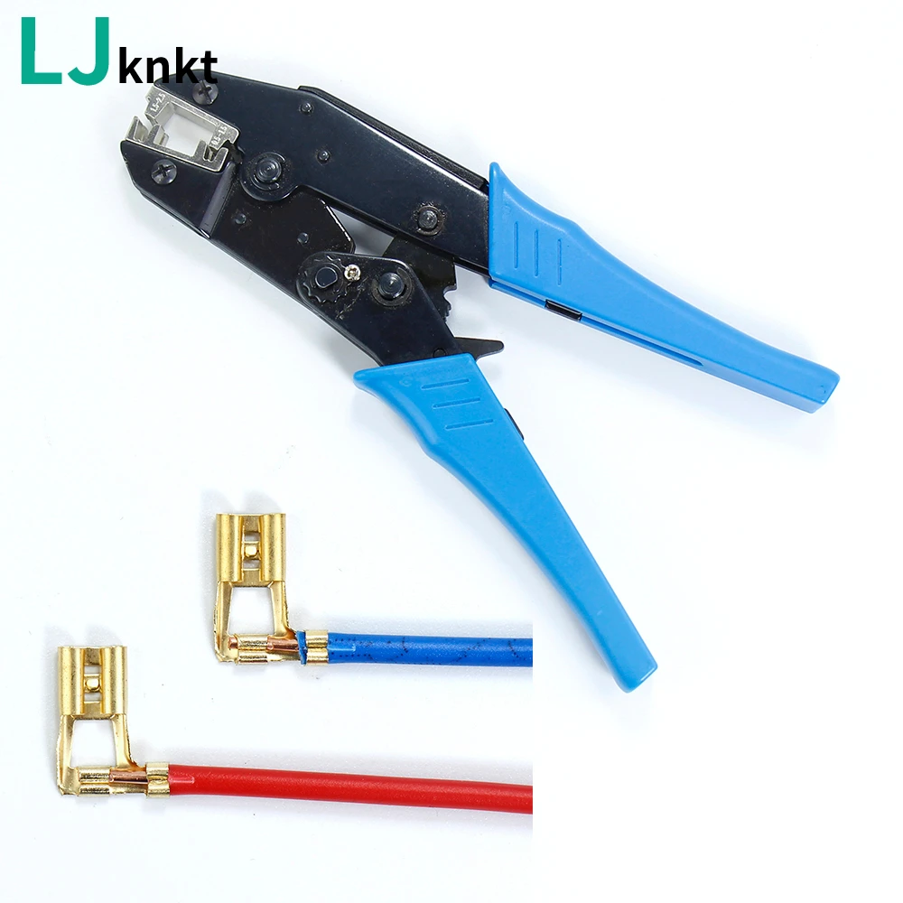 Crimping tool for flag spring terminal Hs-056FL hand tool European style pliers with straight handle
Crimping tool for flag spring terminal Hs-056FL hand tool European style pliers with straight handle