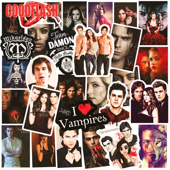 10/50Pcs/set Fantasy TV Series The Vampire Diaries Graffiti Stickers For DIY TOY Scrapbook Skateboard Snowboard Laptop Luggage
10/50Pcs/set Fantasy TV Series The Vampire Diaries Graffiti Stickers For DIY TOY Scrapbook Skateboard Snowboard Laptop Luggage