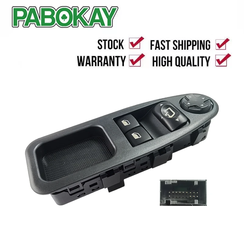 6554.ZJ For Fiat Scudo Citroen Jumpy Dispatch Peugeot Expert Master 2007-2016 Power Window Switch Control Button
6554.ZJ For Fiat Scudo Citroen Jumpy Dispatch Peugeot Expert Master 2007-2016 Power Window Switch Control Button