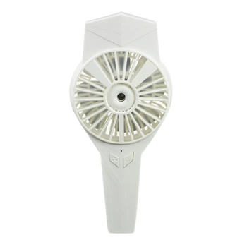 

Holding Portable Mini Humidifier Fan USB Rechargeable Spray for Office, School, Dormitory, Outdoor