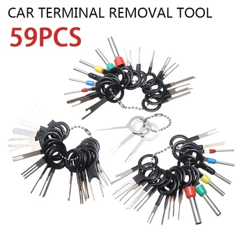 59pcs Automotive Plug Terminal Remove Tool Set Key Pin Car Electrical Wire Crimp Connector Extractor Kit Car Repair Tool
59pcs Automotive Plug Terminal Remove Tool Set Key Pin Car Electrical Wire Crimp Connector Extractor Kit Car Repair Tool