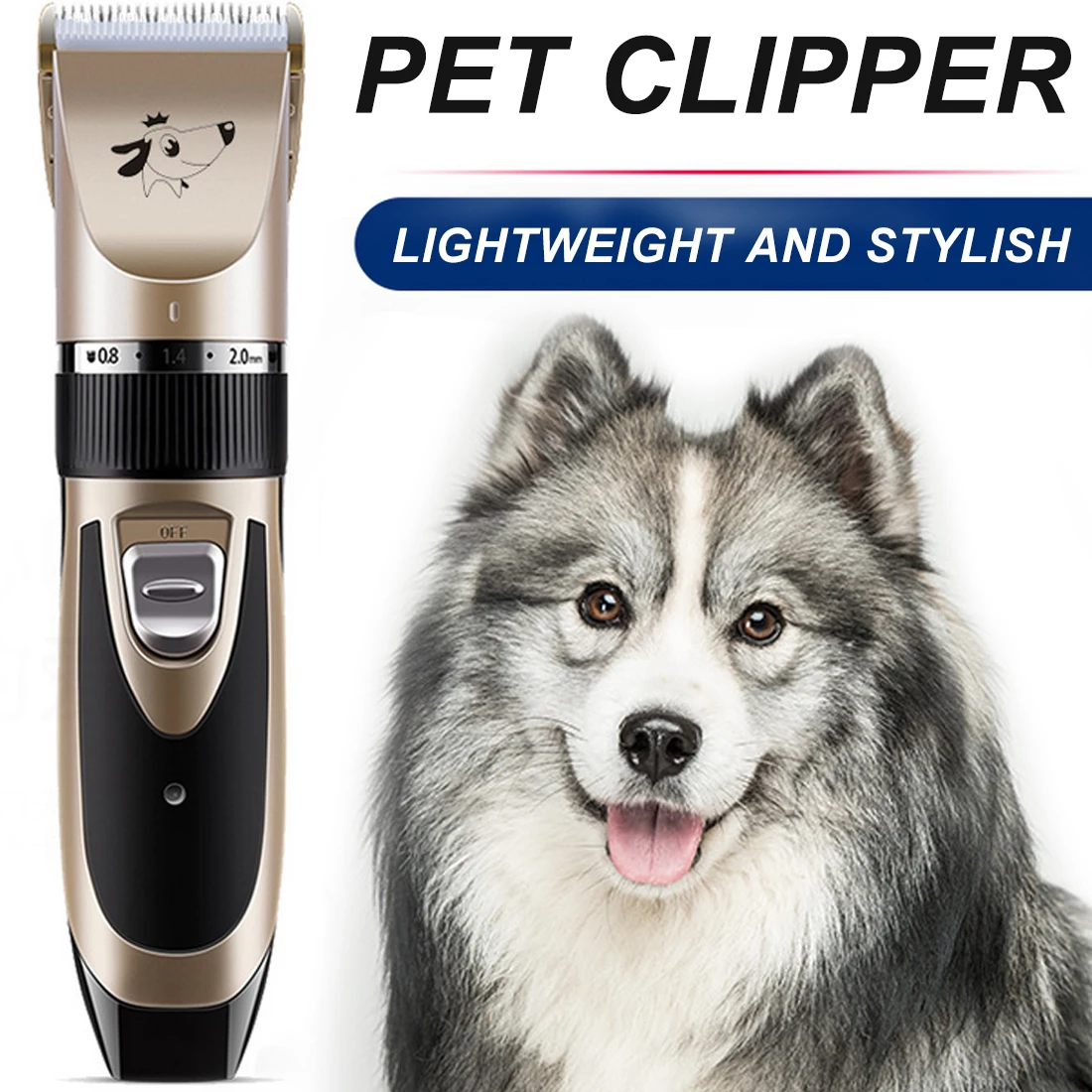 Electric hair expander rechargeable cats dogs grooming hair clipper USB professional pet grooming tool low noise 110-240V AC 
Electric hair expander rechargeable cats dogs grooming hair clipper USB professional pet grooming tool low noise 110-240V AC
