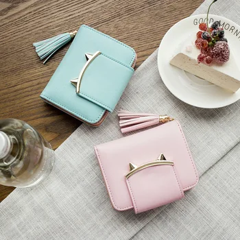 Short Wallet Women 2020 Korean Version of The New Buckle Student Zip Fastener Small Coin Purse Portafoglio Donna Billetera Mujer
Short Wallet Women 2020 Korean Version of The New Buckle Student Zip Fastener Small Coin Purse Portafoglio Donna Billetera Mujer