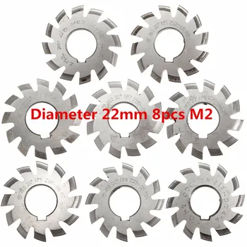 Module 2 M2 PA20 Degrees Bore 22mm #1-8 HSS Involute Gear Milling Cutter High Speed Steel Milling Cutter Gear Cutting Tools
Module 2 M2 PA20 Degrees Bore 22mm #1-8 HSS Involute Gear Milling Cutter High Speed Steel Milling Cutter Gear Cutting Tools