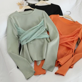 Kawaii Lace Up Sweater Ladies Sweet Patchwork Knitting Sweater Women Long Sleeves Bow Jumper Knitting Fashion Lace Fit Sweater
Kawaii Lace Up Sweater Ladies Sweet Patchwork Knitting Sweater Women Long Sleeves Bow Jumper Knitting Fashion Lace Fit Sweater