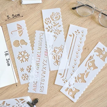 8Pcs/set DIY Drawing Ruler Animal Flowers Template Ruler Copy Rulers for Students Gifts Novelty Painting Tools Drafting Supplies
8Pcs/set DIY Drawing Ruler Animal Flowers Template Ruler Copy Rulers for Students Gifts Novelty Painting Tools Drafting Supplies