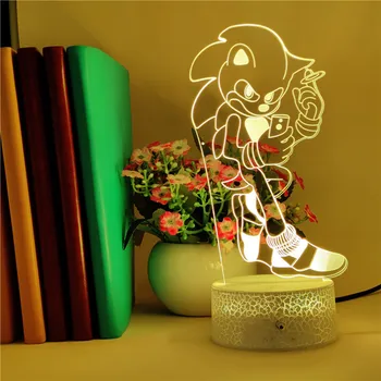 Game Sonic The Hedgehog 3d Led Night Light Color Changing Touch Remote Home Decoration Acrylic Lights with Bluetooth Speaker
Game Sonic The Hedgehog 3d Led Night Light Color Changing Touch Remote Home Decoration Acrylic Lights with Bluetooth Speaker