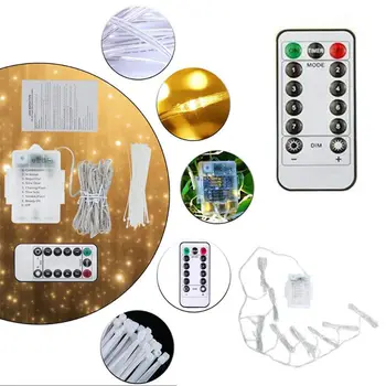 2020 New Drop Shop. 104 LED Umbrella Light Fairy Holiday String Light with 8 Mode Push Button Switch
2020 New Drop Shop. 104 LED Umbrella Light Fairy Holiday String Light with 8 Mode Push Button Switch