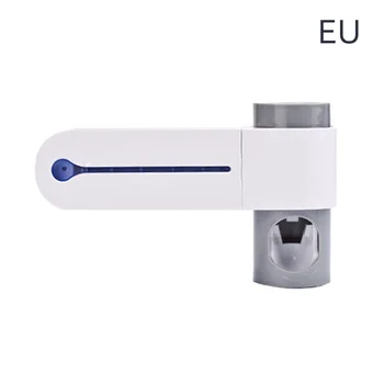 Eco-Friendly ABS Material 2in1 Toothbrush Holder Wall Mounted Toothpaste Dispenser With 5 UV Sterilizer Slots Kit For Kid Adult
Eco-Friendly ABS Material 2in1 Toothbrush Holder Wall Mounted Toothpaste Dispenser With 5 UV Sterilizer Slots Kit For Kid Adult