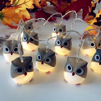 Cute Owl Light String Holiday Hanging Lamp Christmas Halloween New Owl Lights String Party Garden Decoration Lights String
Cute Owl Light String Holiday Hanging Lamp Christmas Halloween New Owl Lights String Party Garden Decoration Lights String