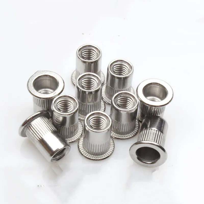 10/20/50/100Pcs M3 M4 M5 M6 M8 M10 Aluminum Alloy Rivnut Flat Head Threaded Rivet Insert Nutsert Cap Rivet Nut 50/100Pcs/Box
10/20/50/100Pcs M3 M4 M5 M6 M8 M10 Aluminum Alloy Rivnut Flat Head Threaded Rivet Insert Nutsert Cap Rivet Nut 50/100Pcs/Box