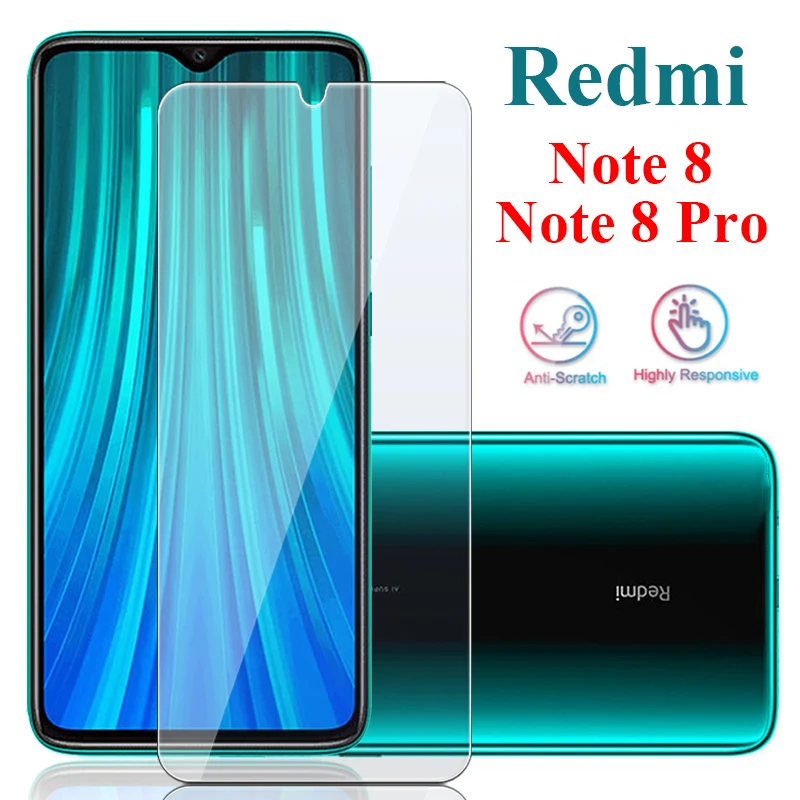 Защитное стекло прозрачная защитная пленка для экрана Red mi Note 8 7 Pro 8A 9H HD