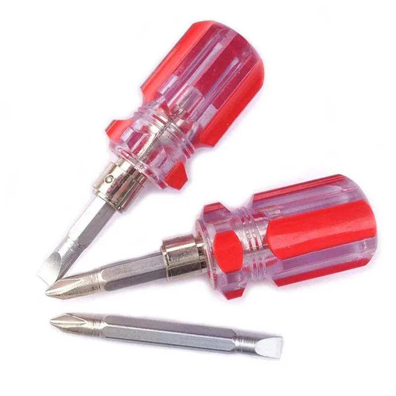 Interchangeable Cross-shaped Screwdriver DIY Repair Tool Dual Purpose Word Screw Driver
Interchangeable Cross-shaped Screwdriver DIY Repair Tool Dual Purpose Word Screw Driver