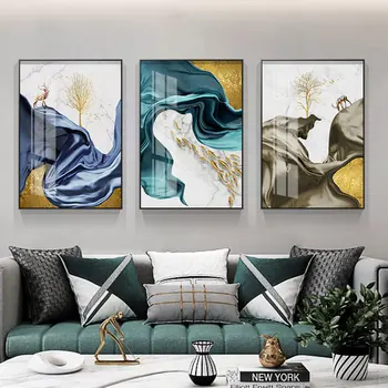 Nodic Posters and Prints Flying Ribbon with Tree Deer Oil Painting Wall Pictures for Living Room Aisle Abstract Canvas Painting
Nodic Posters and Prints Flying Ribbon with Tree Deer Oil Painting Wall Pictures for Living Room Aisle Abstract Canvas Painting