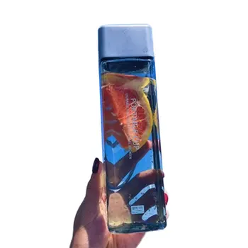 Plastic Water Cup Creative Portable Transparent Portable Plastic Cup Personality Square Cup 480ml Practical
Plastic Water Cup Creative Portable Transparent Portable Plastic Cup Personality Square Cup 480ml Practical