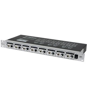 Alctron H8N ultra-versatile 8 channel headphone amplifier used in stage performance, studio recording
Alctron H8N ultra-versatile 8 channel headphone amplifier used in stage performance, studio recording