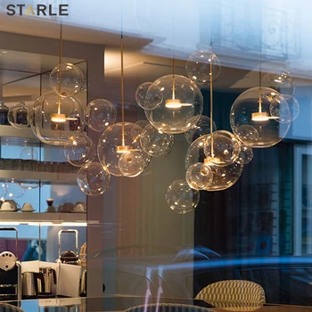 LED Postmodern Iron Glass Mickey Bubbles Golden Chandelier Lighting Chandelier LED Lamp Indoor Lighting For Dinning Room Foyer
LED Postmodern Iron Glass Mickey Bubbles Golden Chandelier Lighting Chandelier LED Lamp Indoor Lighting For Dinning Room Foyer