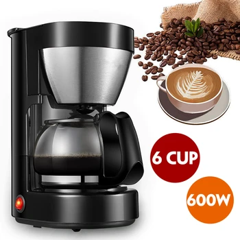 600W Electric Drip Coffee Maker Office Coffee Maker Househole Coffee Machines With High Borosilicate Glass Coffee Pot
600W Electric Drip Coffee Maker Office Coffee Maker Househole Coffee Machines With High Borosilicate Glass Coffee Pot