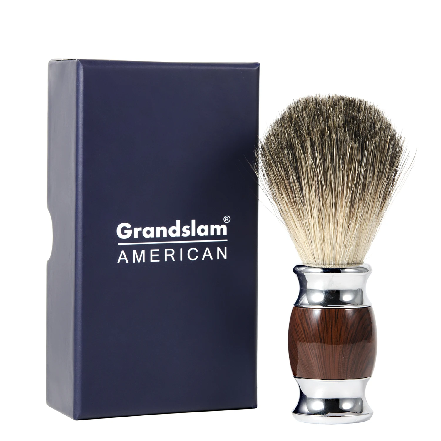 Grandslam Shaving Brush 100% Pure Badger Hair Men Shave Beard Brush for Razor Double Edge Safety Straight Classic Razor
Grandslam Shaving Brush 100% Pure Badger Hair Men Shave Beard Brush for Razor Double Edge Safety Straight Classic Razor