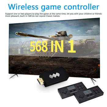 Portable Game Console Retro Built in 568 4K HDMI Mini Game Consoles Wireless Controller Video Gaming Players
Portable Game Console Retro Built in 568 4K HDMI Mini Game Consoles Wireless Controller Video Gaming Players